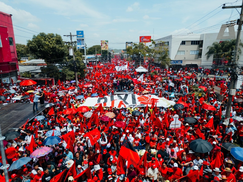 El fracaso de la marcha de LIBRE en San Pedro Sula intensifica el debate del “Plan Venezuela”